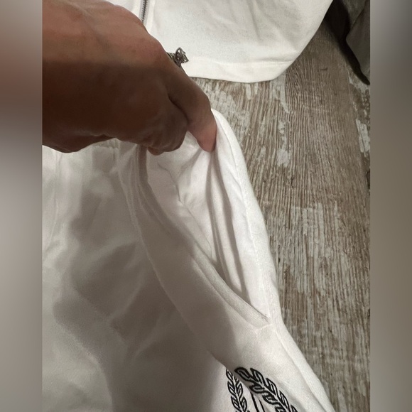 NWT!VSPINK Varsity FullZip White/Gray Fleece Jacket/VSPINK Fleece White Short-M - Picture 13 of 16